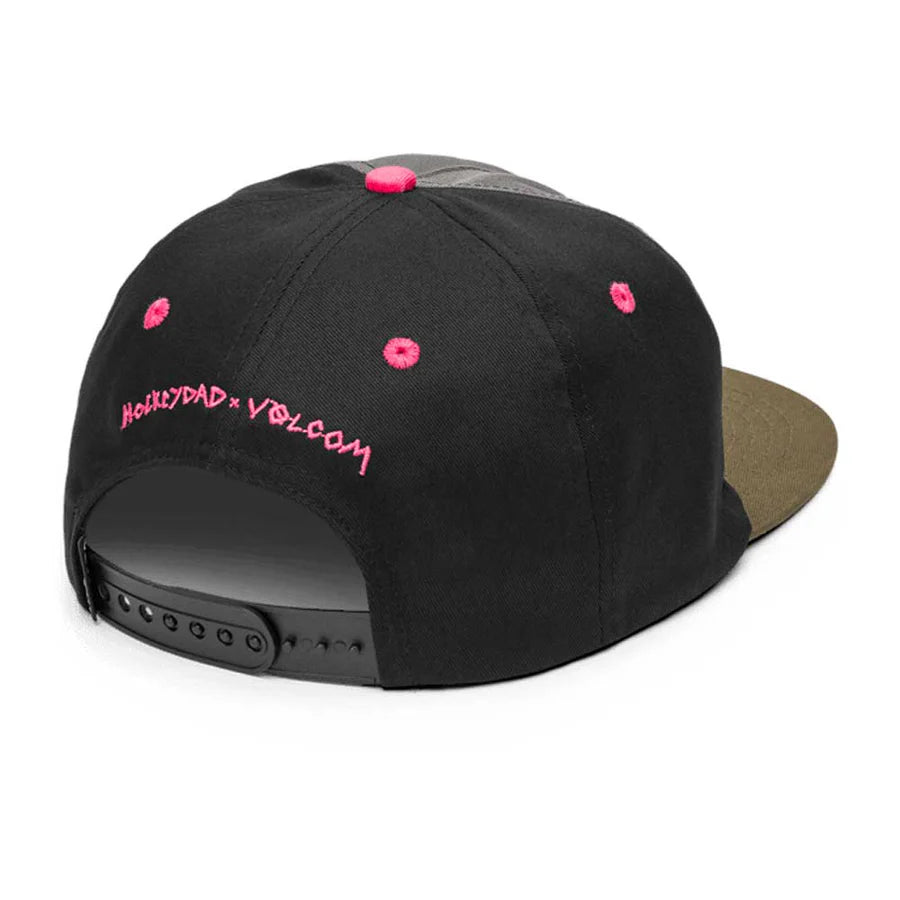 VOLCOM VENT HOCKEY DAD ADJUSTABLE HAT - PEWTER