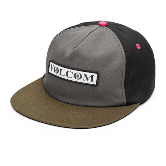 VOLCOM VENT HOCKEY DAD ADJUSTABLE HAT - PEWTER