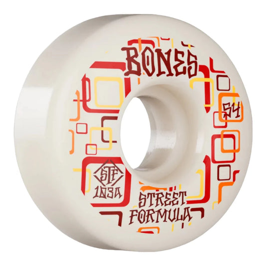 BONES WHEELS STF SKATEBOARD WHEELS RETROS 54MM V3 SLIMS 103A 4PK
