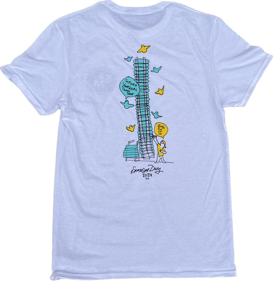 Gonz Skate Shop Day Deck Wall X Skaters Advocate T-Shirt