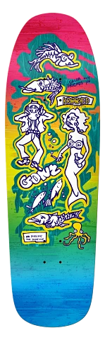 Krooked Skateboards Skate Shop Day Color My Friends Skateboard Deck