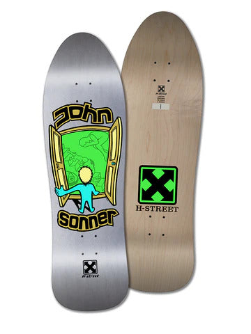 H-Street JOHN SONNER DOOR TO THE OTHER SIDE Reissue Skateboard Deck 33 X 9.75