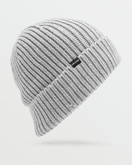 Volcom Men's Heather Grey Roller Beanie