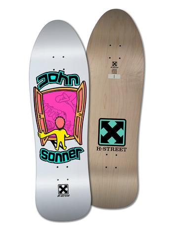 H-Street JOHN SONNER DOOR TO THE OTHER SIDE Reissue Skateboard Deck 33 X 9.75