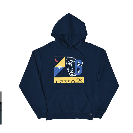 QUASI SKATEBOARDS RUNNER HOOD SWEAT NAVY