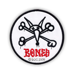 Powell Peralta Vato Rat Bones Circle Skateboard Patch 3.5"