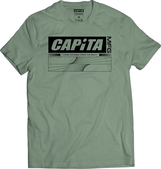 Capita Reality Tee - Sage