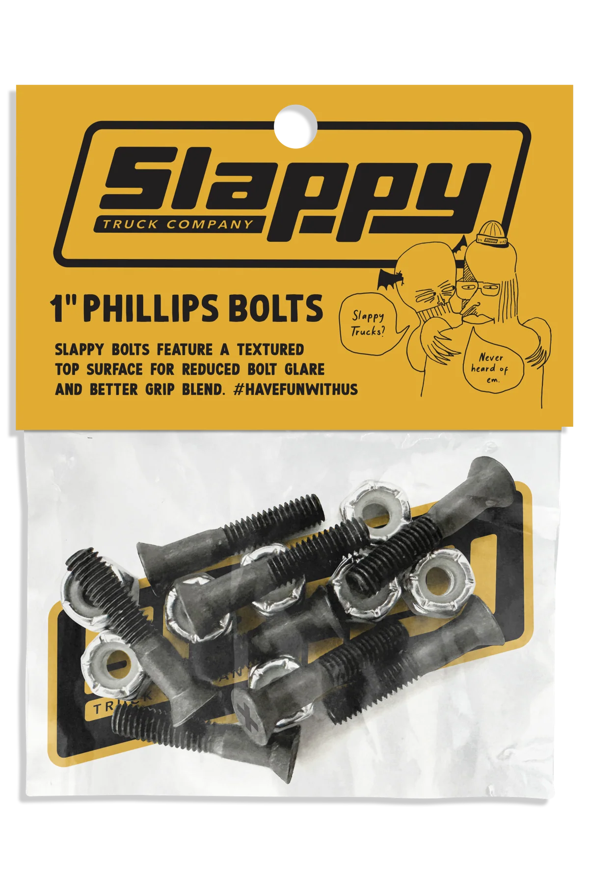 SLAPPY 1" PHILLIPS BOLTS SINGLE