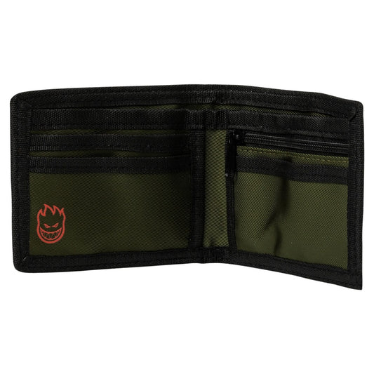 SPITFIRE DEMONSEED BI FOLD WALLET OLIVE