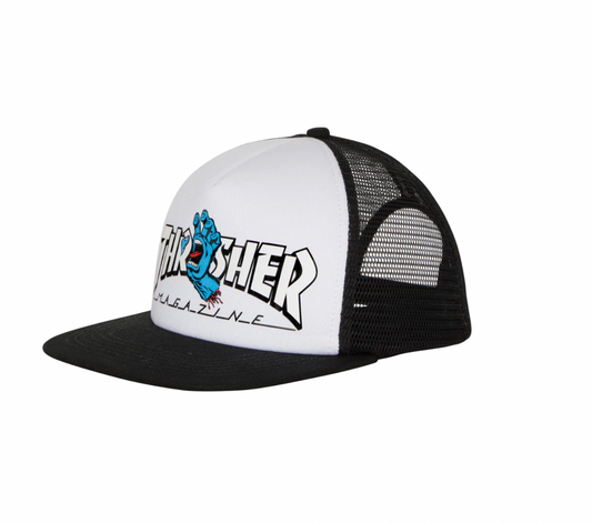 Thrasher Screaming Logo Trucker Santa Cruz Hat
