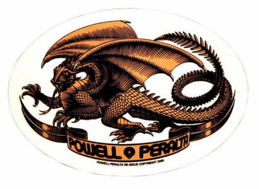 Powell Peralta Oval Dragon Skate Sticker