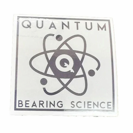 Quantum Bearing Science 2" Silver Sticker