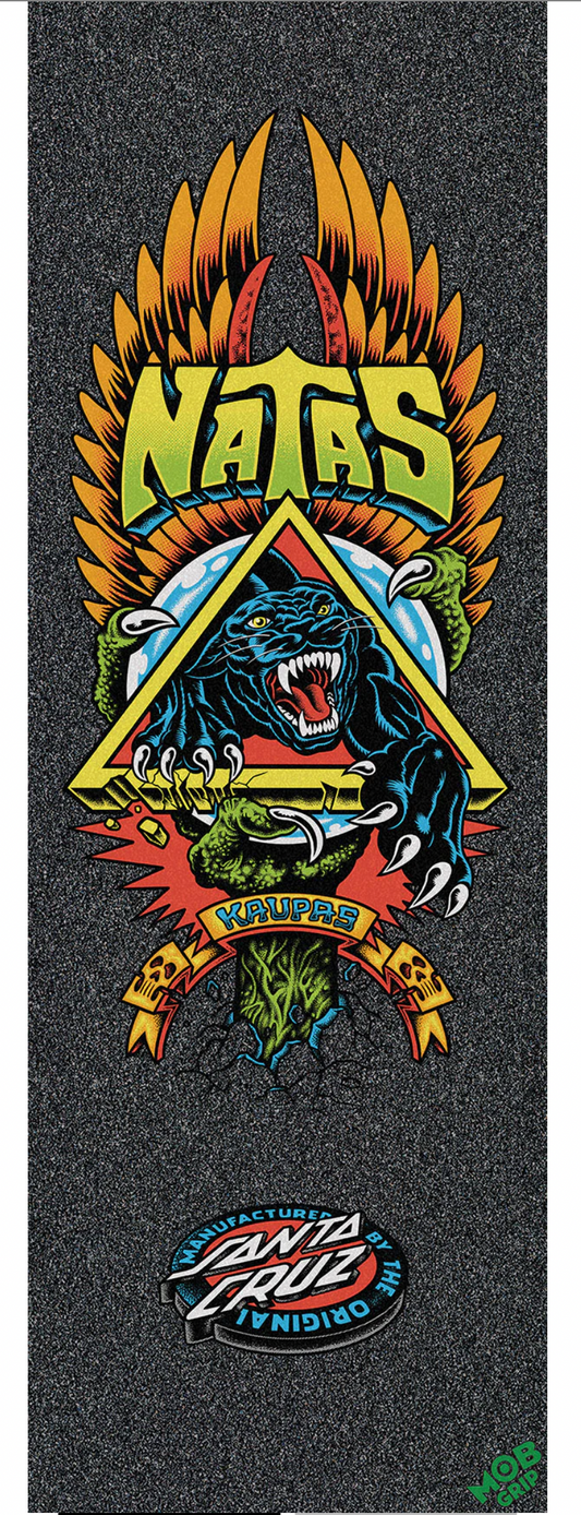 11in Santa Cruz Natas Panther Mob Skateboard Griptape