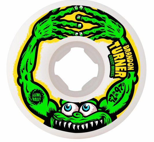 52mm Brandon Turner Chubbies 97a Slime Balls Skateboard Wheels