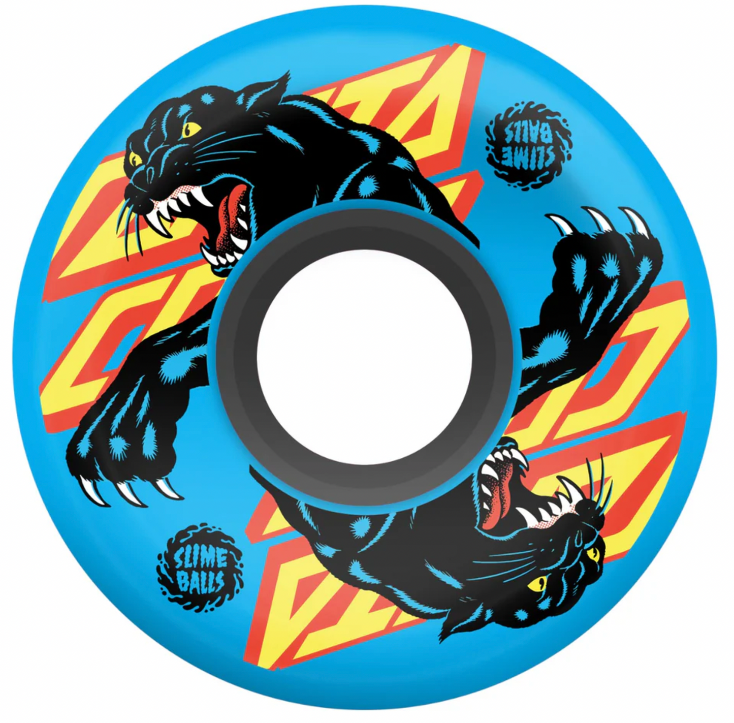 60mm Natas Kaupas OG Slime Blue 78a Slime Balls Skateboard Wheels