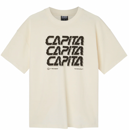 Capita Stack Tee Off-White Black