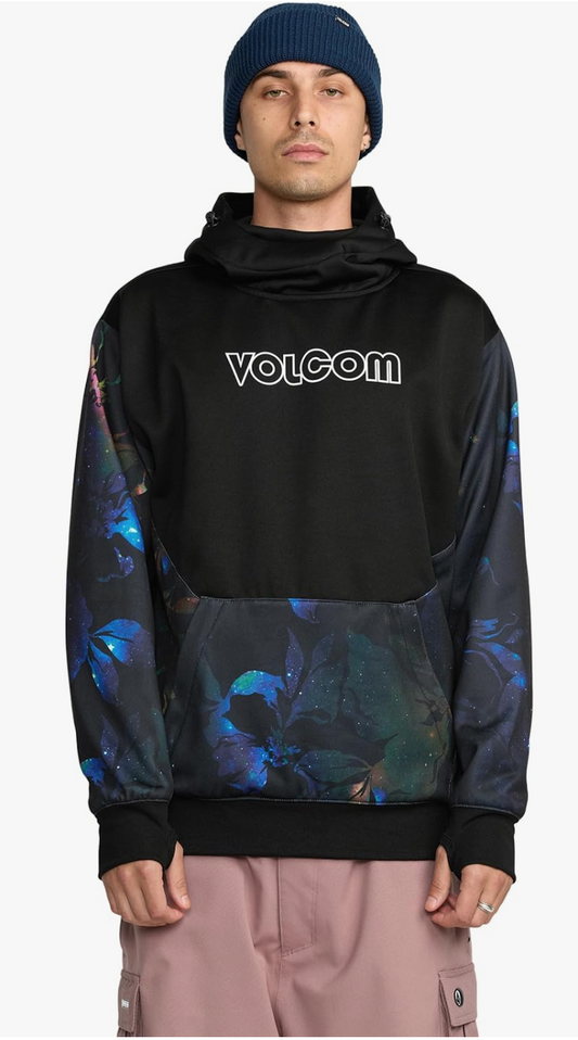 Volcom Men's Hydro Fleece Riding Hoodie Space Aloha