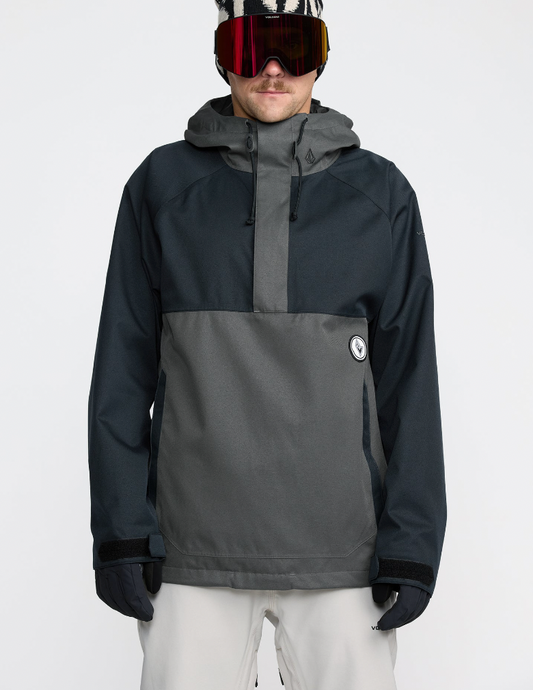 Volcom MEN'S HOSSEGOR 20K PULLOVER JACKET Black