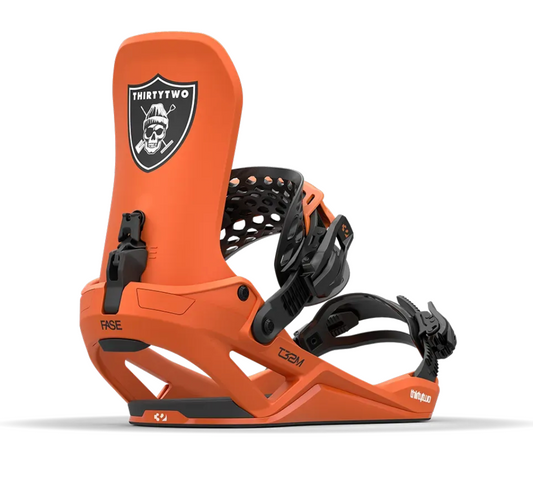 ThirtyTwo T32M Fase Snowboard Bindings – Bradshaw Pro Model with Medium-Stiff Flex & Asym Support