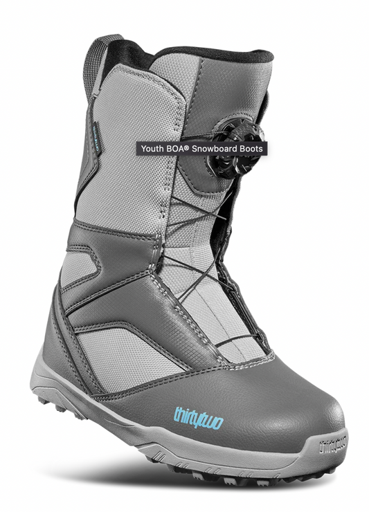 THRTYTWO YOUTH BOA® SNOWBOARD BOOTS DARK GREY