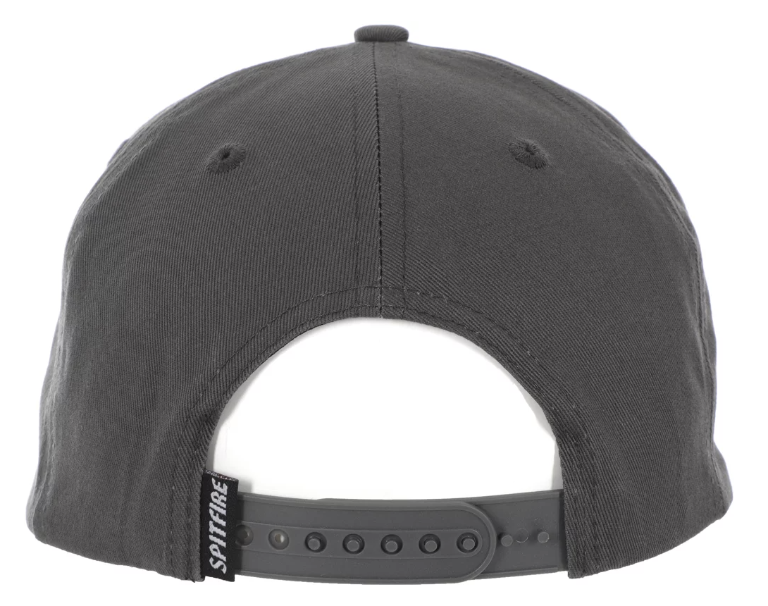SPITFIRE ETERNAL FILL SNAPBACK HAT CHARCOAL