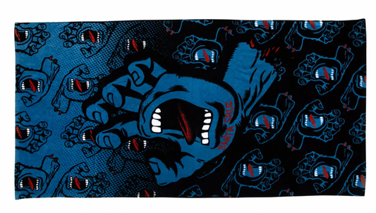 Screaming Hand Santa Cruz Towel - Screaming All Over