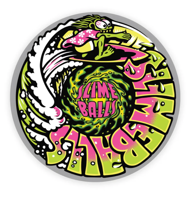 Slime Balls Surfer Sticker