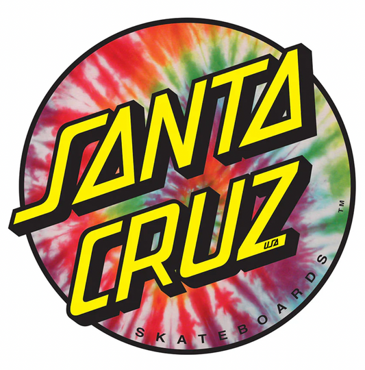 Santa Curz Skateboards Tie Dye Dot 3in Santa Cruz Stickers