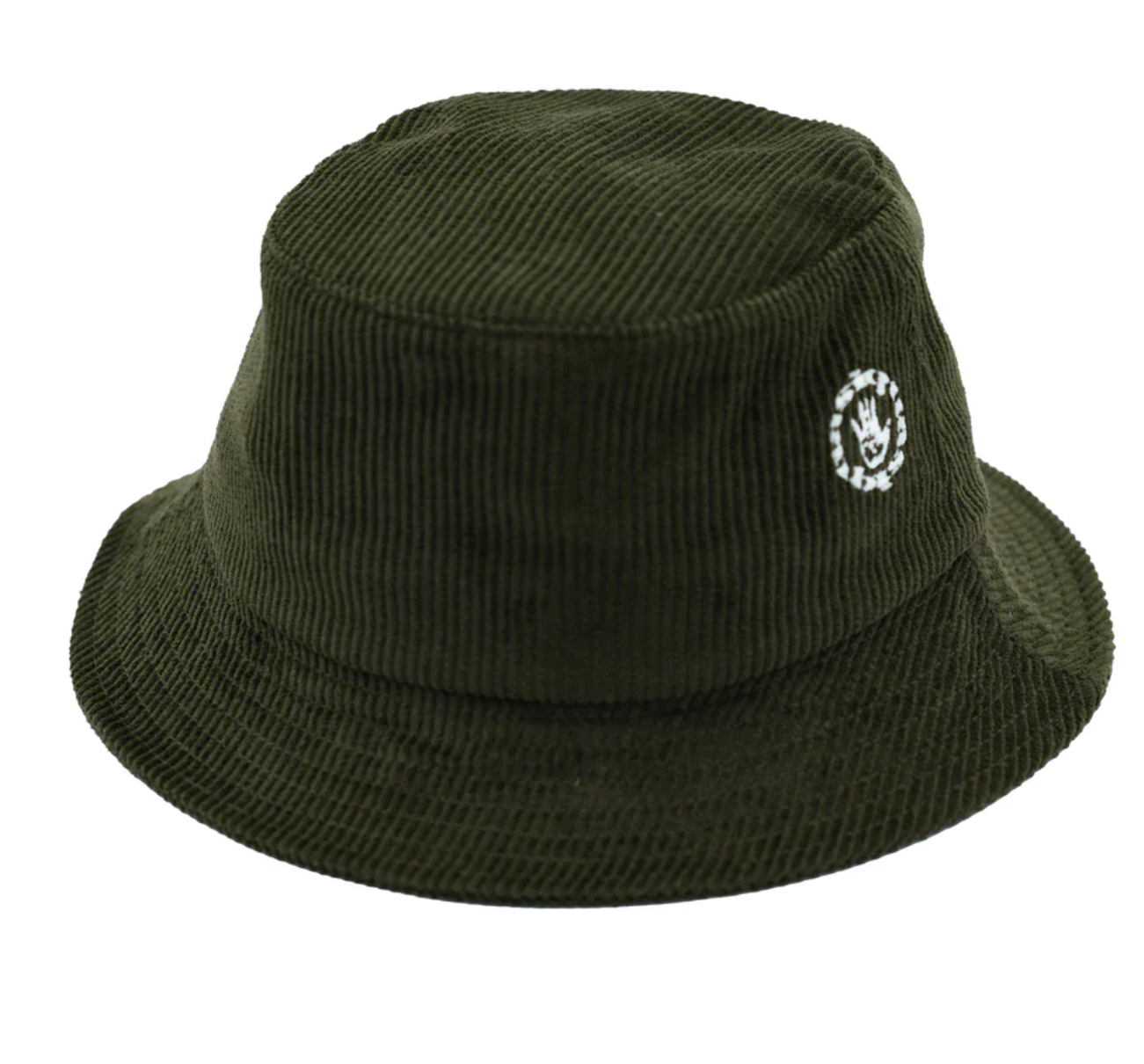 Quasi Skateboards Green Corduroy Bucket Hat - Size S/M