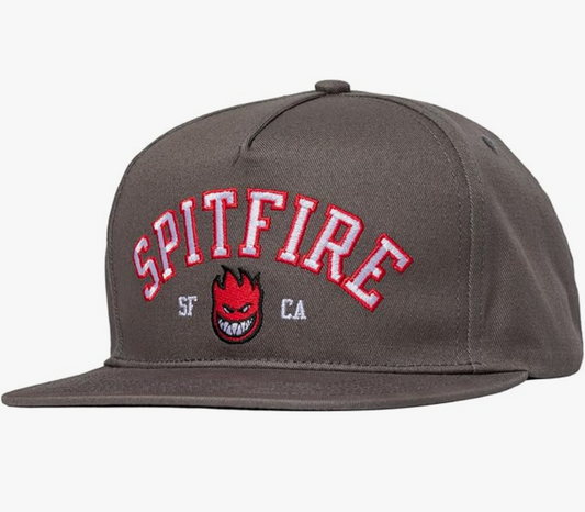 Spitfire Wheels Hat Team Bighead Snapback Charcoal/Red