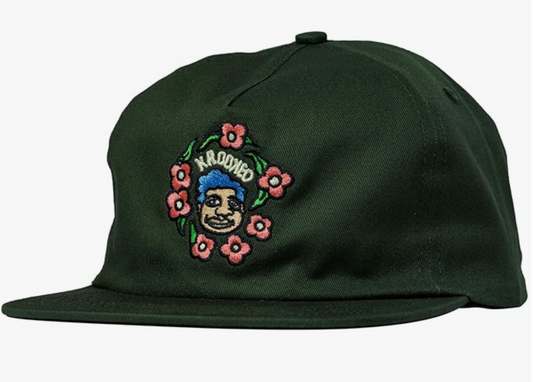 Krooked Skateboards Hat Sweatpants Redux Snapback Olive
