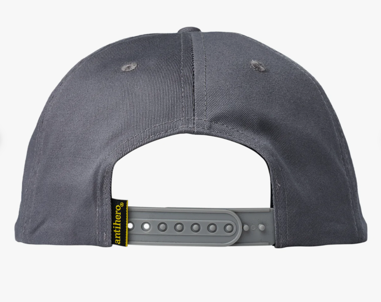 Anti-Hero Hieroglyphics Snapback Hat Charcoal