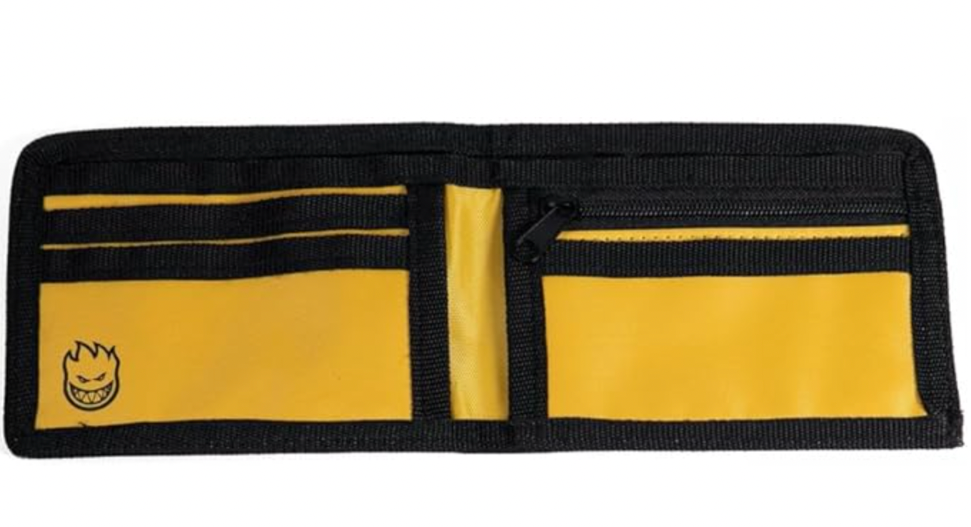 Spitfire Mushroom Bighead Bi-Fold Wallet Black/Yellow