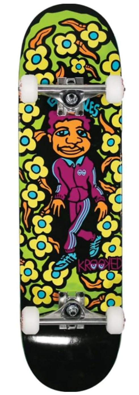 Krooked Skateboards Deluxe Sweatpants Complete Skateboard 8.38