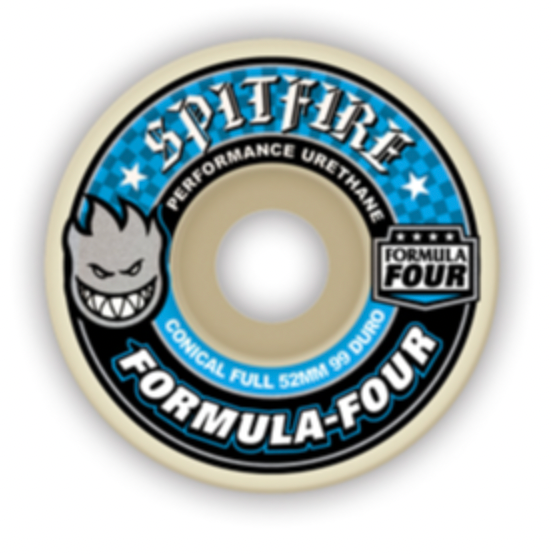 SPITFIRE FORMULA FOUR CONICAL FULL 53MM 99D (Set of 4)