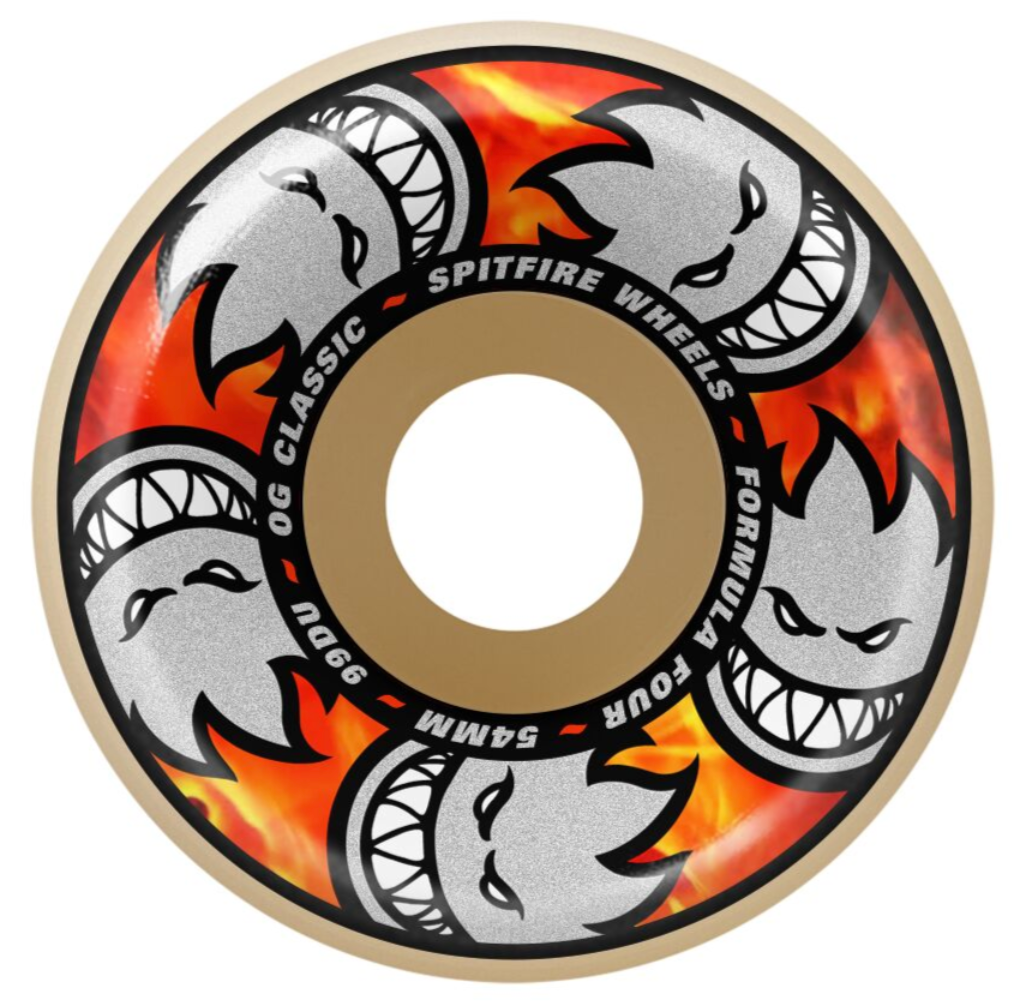 SPITFIRE FORMULA FOUR MULTIBALL OG CLASSIC 54MM 99D (Set of 4)