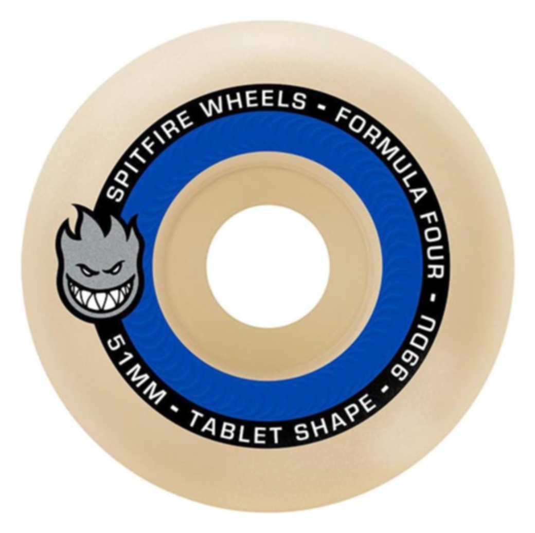 SPITFIRE FORMULA FOUR TABLETS 52MM 99D (Set of 4)