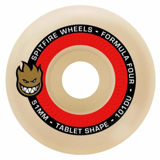 SPITFIRE FORMULA FOUR TABLETS 53MM 101D (Set of 4)