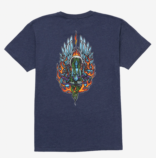 Freya S/S T-Shirt Heather Navy