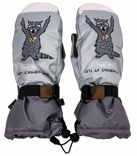 NITRO SNOWBOARDS RACOON MITTEN