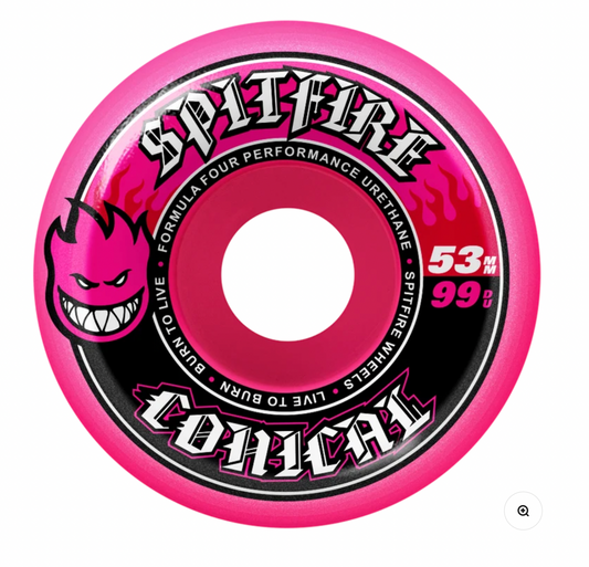 Spitfire Formula Four 53MM 99D Conical Skateboard Wheels