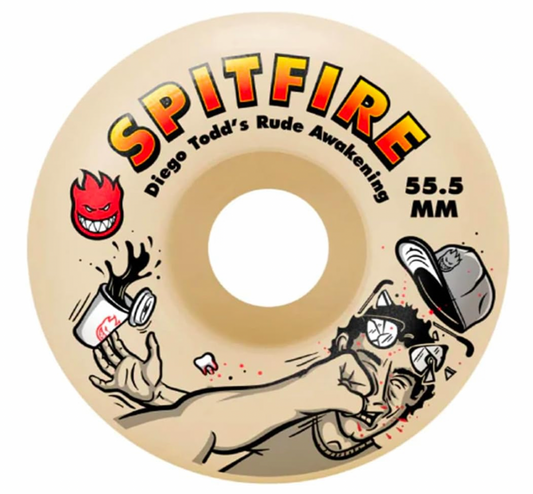 Spitfire Skateboard Wheels 55.5mm F4 99A Diego Rude Todd Awakening
