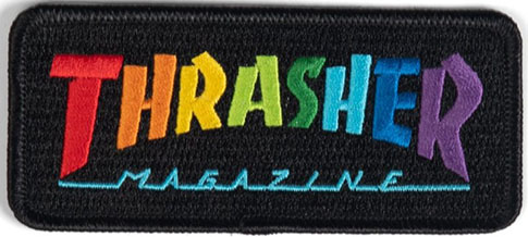 THRASHER RAINBOW MAG PATCH MULTI COLOR