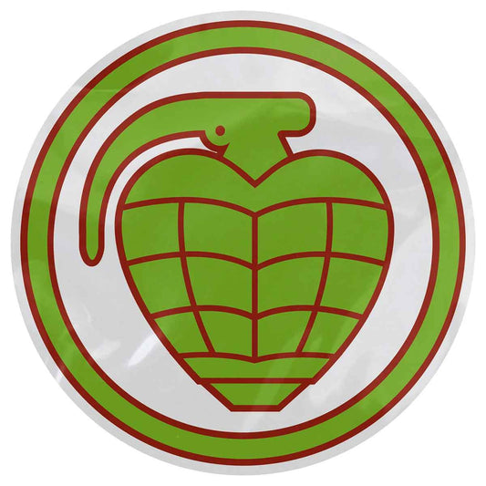 Thunder Trucks Circle Grenade II Sticker - Medium Green 6"x6"inch