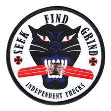 Independent Seek Find Grind Sticker 3'x3'inch