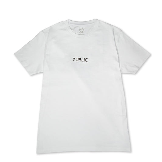 Public Snowboards Work Tee - White