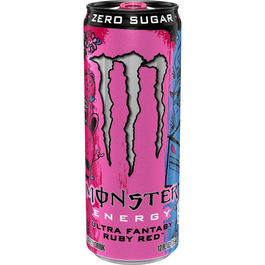 Monster Energy Drink Ultra Fantasy Ruby Red Zero Sugar