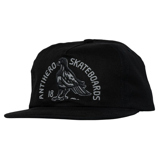 Anti Hero Clubhouse Snapback Hat Black