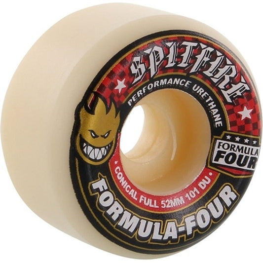 Spitfire F4 Conical Full Wheels White Red 54mm/101D Set