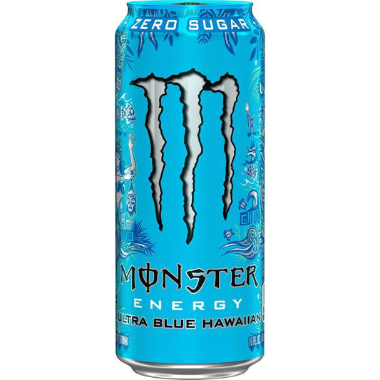 Monster Energy Drink Ultra Blue Hawaiian zero Sugar